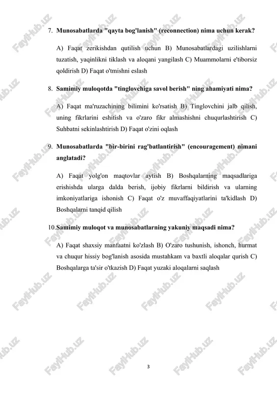samimiy muloqotlar va munosabatlar - Page 3
