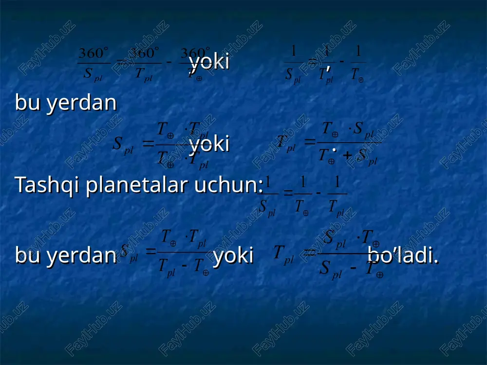 planetalar quyosh atrofida harakatlari - Page 3