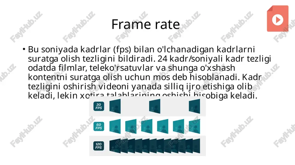 keng qo'llaniladi. deyarli har qanday qurilma ushbu kodekni qo’llab quvvatlashi mumkin, bu uni hozirgi jahon bozorida eng ko'p qirrali va keng qo'llaniladigan vositaga aylantiradi. h.265/hevc (high-efficiency video coding) h.265/hevc (yuqori samaradorlikdagi video kodlash) h.264 ning keying avlodi sifatida ishlab chiqilgan, ammo u hali ham o'zining katta birodarini ortda qoldirmadi. ushbu kodek eski qarindoshiga qaraganda 50% yaxshiroq siqish samaradorligiga ega, ya'ni u sezilarli darajada kichikroq fayllarga olib keladi. bu oqim paytida kamroq tarmoqli kengligidan foydalanish imkonini beradi. shuningdek, h.265 8k piksellar sonini qo‘llab-quvvatlovchi birinchi kodek bo‘lib, uni sanoatda innovatorga aylantiradi. av1 av1 h.265 ga ajoyib open-source ya’ni ochiq manba muqobilidir. boshqacha qilib aytganda, bu eng yaxshi bepul video kodeklardan biridir. av1’ning dekodlash imkoniyatlari keng miqyosda hali to‘liq birlashtirilgani yo‘q, biroq uning yaratuvchilari h.265 raqobatchisidan 30% samaraliroq. alliance for open media video 1 19 vp9 vp9 - google tomonidan ishlab chiqilgan h.265 ga raqobatchi bepul video kodek muqobili. ushbu video kodekning eng …