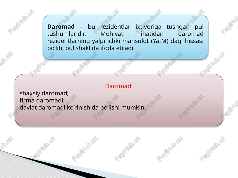 va yaxshilash uchun sarflangan harajatlar. aholining turmush darajasi sotsial iqtisodiy tushuncha bo’lib, u kishilarning moddiy va ma’naviy - ma’rifiy ehtiyojining qondirilishi hamda turmush sharoitining yaxshilanish darajasini tavsiflaydi. moddiy ehtiyojlarga kishining oziq - ovqat, kiyim - kechak, turar - joy, yoqilg’i, maishiy va kommunal xizmat ko’rsatishni yaxshilash kabilarga bo’lgan ehtiyojlari kiradi. ma’naviy - ma’rifiy ehtiyojlarga kishilarning bilimi, malakasi va ma’naviy - ma’rifiy saviyasini oshirish, intellektual salohiyatini yuksaltirish kabilarga bo’lgan ehtiyojlari kiradi. aholining sotsial turmush sharoiti – bu jamiyatning hamma a’zolariga mehnat qilish, dam olish, har tamonlama jismoniy va madaniy taraqqiyotni ta’minlash hamda mehnat qilish qobiliyatini saqlashni kafolatlash, vaqtinchalik ish qobiliyatini yo’qotganlarni sotsial ta’minot, pensiya va nafaqalar bilan ta’minlash, nisbatan kam daromadli oilalarning bolalariga nafaqalar berish yo’li bilan amalga oshiriladi. aholi turmush darajasini umumlashtiruvchi ko’rsatkichlar aholi turmush darajasini dastavval quyidagi ko’rsatkichlar umumlashtirib ifodalaydi: -jon boshiga to’gri kelgan sof milliy daromad; -nominal va real daromad indekslari; -turmush qiymati indeksi; -inson barkamolligi indeksi; -qashshoqlik …