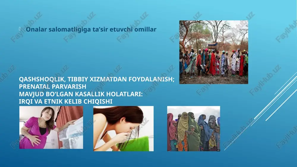 hiqishi mumkin. antenatal parvarish- homiladorlik sog'lig'ini saqlashning muhim jihati bo'lib, u sog'lom homiladorlikni rag'batlantirish, homilador shaxsning farovonligini kuzatish va har qanday mumkin bo'lgan xavf yoki asoratlarni bartaraf etishga qaratilgan. bu ona va homila salomatligining turli jihatlarini baholash va boshqarish uchun homiladorlik davrida tibbiyot xodimlariga bir qator rejalashtirilgan tashriflarni o'z ichiga oladi. uyga vazifa tenatal parvarish homilador shaxsning sog'lig'ini baholash, homila rivojlanishini kuzatish va muhim yordam va ko'rsatmalar berishga qaratilgan turli komponentlarni o'z ichiga oladi. asosiy tarkibiy qismlarga quyidagilar kiradi: dastlabki tashrif va baholash: antenatal parvarishning birinchi tashrifi odatda homilador ayolning tibbiy tarixini, fizik tekshiruvini va boshlang'ich testlarini har tomonlama baholashni o'z ichiga oladi. doimiy tashriflar va monitoring: homiladorlikning borishini kuzatish, ona va homila farovonligini baholash va har qanday tashvish yoki savollarni hal qilish uchun muntazam ravishda antenatal nazoratga keyingi tashriflar rejalashtirilgan. skrining va diagnostika testlari: homiladorlik davrida qandli diabet, xromosoma anomaliyalari va infektsiyalar kabi holatlarni aniqlash uchun turli testlar o'tkaziladi. …