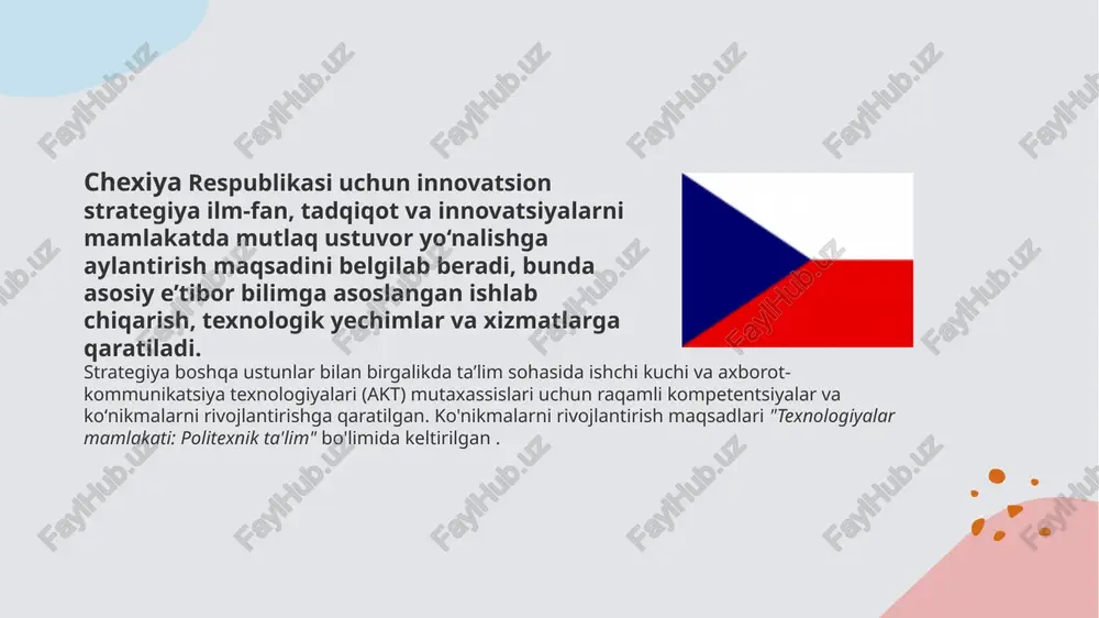 arida, 41 foizi xizmatlar sohasida innovatsiyalar kiritdi. shu bilan birga, kompaniyaning hajmi innovatsion faoliyatning intensivligiga ta'sir qiladi. yirik kompaniyalar guruhida innovatsion kompaniyalarning 76%, 50 dan 249 gacha ishchilari bo'lgan korxonalarda bu ko'rsatkich 58% ni, 10 dan 49 gacha bo'lgan kichik korxonalarda esa 38% ni tashkil etdi. “sektor nuqtai nazaridan, kompaniyalar ko'pincha axborot-kommunikatsiya faoliyatidan innovatsiyalar kiritadilar. 2020 va 2022 yillar oralig'ida ushbu kompaniyalarning 69 foizi o'n yoki undan ortiq xodimga ega edi. ishlab chiqarish sanoatida innovatsion kompaniyalarning ulushi jami 48 foizga yetdi. 89% korxonalarga ega farmatsevtika sanoati bu yerda innovatsiyalarni joriy etishda yetakchi hisoblanadi”, - deydi czso rivojlanish statistikasi departamenti direktori martin mana . elektron sanoatida kompaniyalarning 68 foizi mahsulot yoki texnologik innovatsiyalarni joriy qildi, avtomobilsozlik va mashinasozlik sanoatida u 60 foizdan kam, oziq-ovqat sanoatida esa 50 foiz kompaniyalarni tashkil etdi. o'zlarining innovatsion faoliyatlari doirasida kompaniyalar ko'proq biznes-jarayon innovatsiyalariga e'tibor qaratdilar, ularni 2020-2022 yillarda kompaniyalarning 40 foizi amalga oshirdi. bunga ichki …