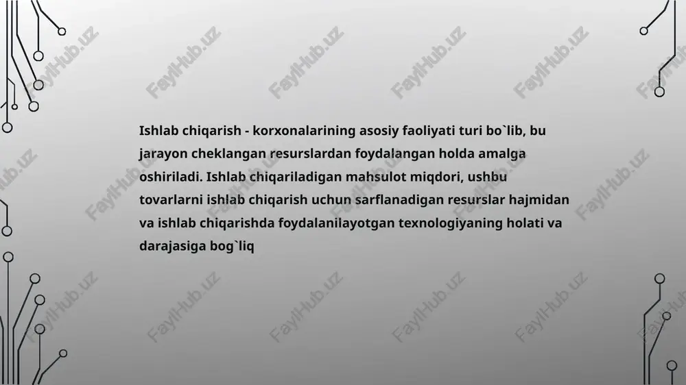 ishlab chiqarish omillari va bozor - Page 3