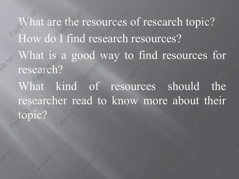 t, firsthand sources of information or data. for example, if you were writing a paper about freedom of religion, the text of the canadian charter of rights and freedoms would be a primary source. other primary sources include the following: research articles literary texts historical documents such as diaries or letters autobiographies or other personal accounts secondary sources discuss, interpret, analyze, consolidate, or otherwise rework information from primary sources. in researching a paper about freedom of religion, you might read articles about legal cases that involved freedom of religion, or editorials expressing commentary on freedom of religion. these would be considered secondary sources because they are one step removed from the primary source of information. the following are examples of secondary sources: magazine articles biographical books literary and scientific reviews television documentaries ex.2 make a list of five types of print resources you could use to find information about topic …