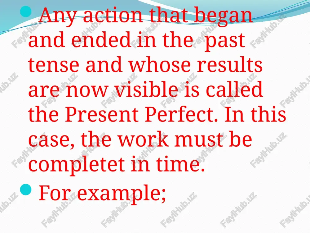 present perfect simple(hozirgitugallanmaganzamon) - Page 3