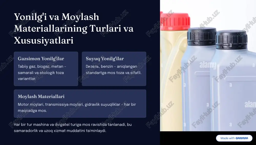 yo'ilgi va moyla materiallari - Page 3