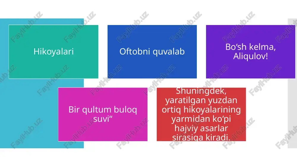 llagan. farhod musajonov aynan shu davrda o‘zbek nasriga kirib kelgan, uning hikoyachiligi bu jarayonning ajralmas qismiga aylangan. 1950-yillarning oxirlarida uning birinchi asarlari paydo bo‘lgan, ular o‘zbek nasrining klassik an’analariga asoslangan bo‘lib, zamonaviy hayotni aks ettirgan.bu davrda musajonovning hikoyachiligi realistik uslubda shakllangan. uning asarlari oddiy odamlarning hayotini, ularning mehnati va ruhiy izlanishlarini tasvirlagan. masalan, “daradagi qishloqda” hikoyasida qishloqning tabiiy muhiti va aholisining kundalik kurashi yorqin ko‘rsatilgan. bu asar 1950–1960-yillarning ijtimoiy o‘zgarishlarini aks ettirgan, chunki unda kolxoz hayoti va yangi jamiyat qurilishidagi odamlarning o‘rni ta’kidlangan qissalari bog‘ ko‘chamni qo‘msayman ko‘rgulik qilich va shamshir dushanba, nonushtadan so‘ng adibning o‘zbek adabiyoti va kino san’atidagi o‘rni farhod musajonov o‘zbek adabiyotidagi ko‘p qirrali shaxs sifatida tanilgan, uning o‘rni nafaqat nasr, balki drama va kino sohasida ham muhim. adabiyotda u hikoya va qissa janrlarining ustasi bo‘lib, o‘zbek nasriga realistik va lirik unsurlarni boyitgan. uning 100 dan ortiq hikoyasi va 30 ga yaqin to‘plami o‘zbek adabiyotining boyligini ko‘rsatadi. …