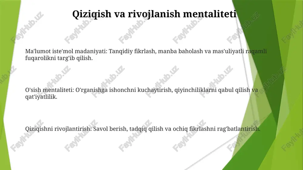 o'quvchilarda axborot isteʼmoli madaniyatini shakllantirish - Page 3