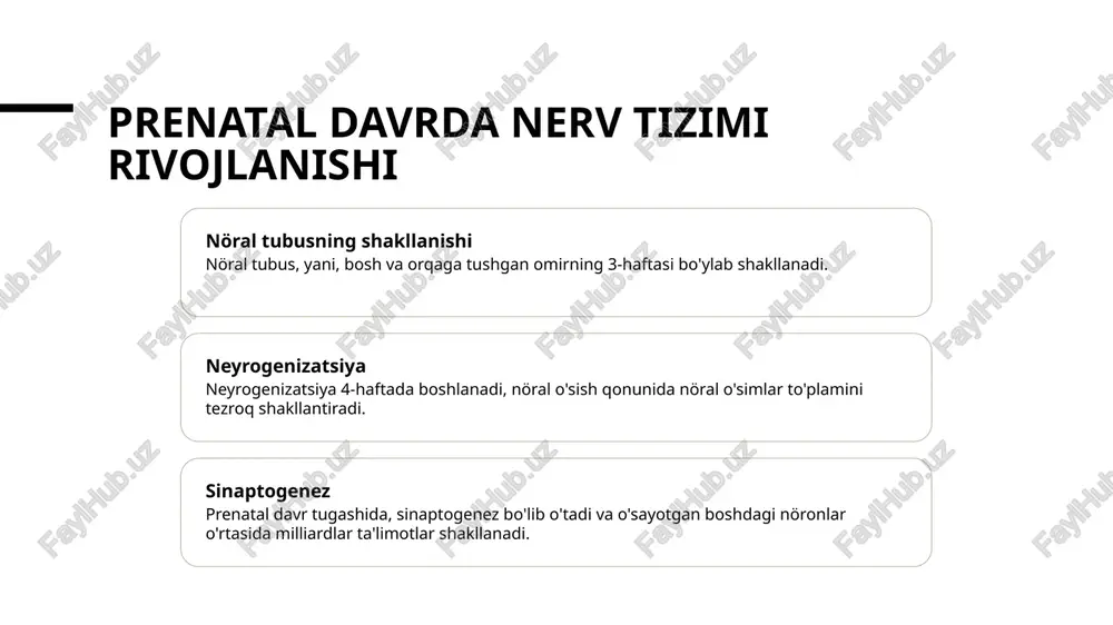 aqdim etish dasturlari ota-onaning va bolaning sog'ligini yaxshilaydi, yengilmaslik va rivojlanish kechikishlarining xavfi kamayadi. fetal o'sishni ta'sir qiladigan ona faktorlari ona oziq-ovqatlanishi folik acid kabi zarur moddalardan mahrum ovqatlanish, yuvalanayotgan foydalanuvchida nevral shib qolganliklarga olib kelishi mumkin. ona stressi kortizol kabi yuqori darajadagi stress gormonlari, yuvalanayotgan foydalanuvchini salbiy ta'siri bilan bog'liq shakllanishni oshirishi mumkin, avvaldan tug'ilishning xavfi. ona moddalaridan foydalanish homiladorlik davrida alkogol ishlatish, foydalanuvchida fetal alkogol sindromiga olib kelishi mumkin, bu esa bolaga jismoniy va kognitiv rivojlanishni kechiktirishi mumkin. chaqaloqlik davridagi psixofizologik xususiyatlari. chaqaloqlik davridagi psixofizologik xususiyatlarning tavsifi chaqaloqlik davridagi psixofizologik xususiyatlar, chaqaloqlarning hissiyotlarni menejerlik qilish va mos ravishda ifoda qilish qobiliyatiga ishora qiladi, masalan, o'zlarini qiziqtirganda o'zlarini sog'lash. chaqaloqlik davridagi psixofizologik xususiyatlar o'sish bosqichlari chaqaloqlar qadrlar orqali hissiyotlarni menejerlik qilishni o'rganishadi, ota-onalar bilan munosabatlar orqali o'zlarini sog'lash usullarini rivojlantiradi, masalan, barmoqni ishlatish yoki paxta bilan qo'llab-quvvatlash. ota-onalarning javobgarliklarining chaqaloqlik davridagi psixofizologik xususiyatlarga ta'siri javobgar ota-onalar, chaqaloqlarning ehtiyojlariga tez-tez …