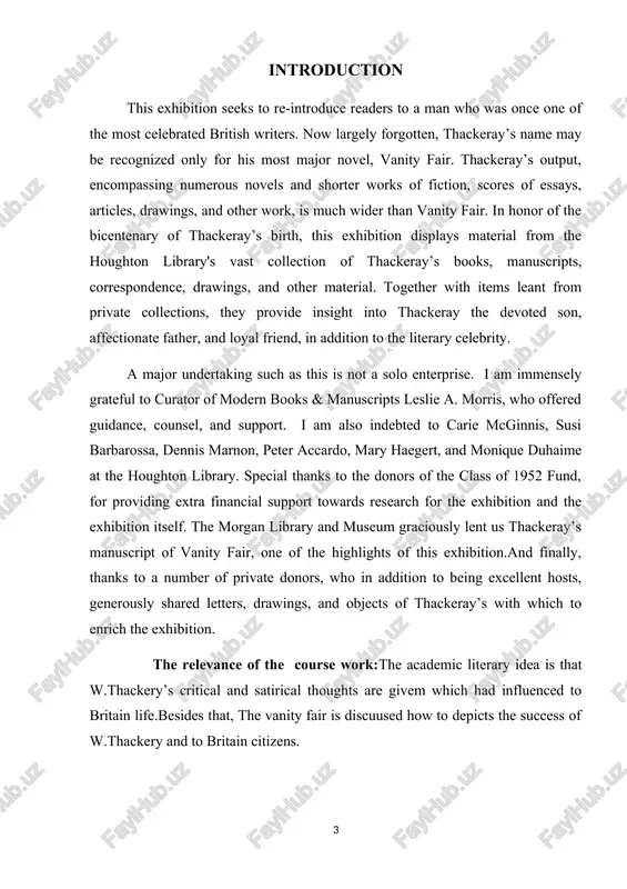 he 1844 novel the luck of barry lyndon, which was adapted for a 1975 film by stanley kubrick. thackeray was born in calcutta, british india, and was sent to england after his father's death in 1815. he studied at various schools and briefly attended trinity college, cambridge, before leaving to travel europe. thackeray squandered much of his inheritance on gambling and unsuccessful newspapers. he turned to journalism to support his family, primarily working for fraser's magazine, the times, and punch. his wife isabella suffered from mental illness, leaving thackeray a de facto widower. thackeray gained fame with his novel vanity fair and produced several other notable works. he unsuccessfully ran for parliament in 1857 and edited the cornhill magazine in 1860. thackeray's health declined due to excessive eating, drinking, and lack of exercise. he died from a stroke at the age of fifty-two, and his death shocked his family, friends, …