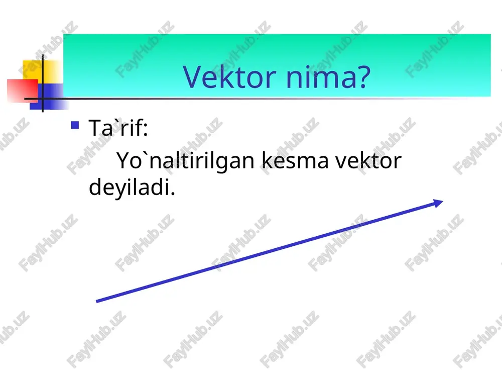 yo`naltirilgan kesma vektor - Page 3