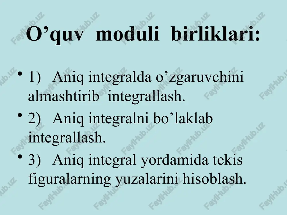 aniq integral hisoblash - Page 3