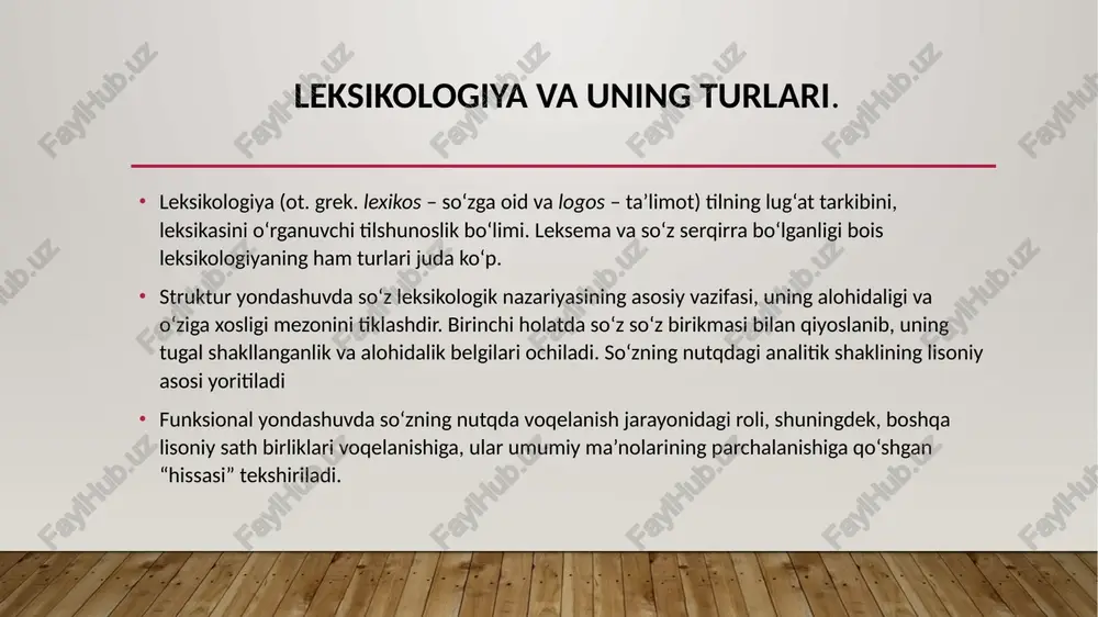 izg‘ishardi gapidagi (qashqir) so‘zi jangari to‘dani tashkil etgan kishilarni ifodalamoqda. ushbu qo‘llanishda (qashqir) so‘zi «tog‘da yashovchi o‘ta yirtqich bo‘ri» ma’nosini emas, balki «tog‘da uya qurgan yirtqich kishilar» ma’nosini ifodalamoqda va leksema ongimizda ushbu ma’no bilan emas, balki oldingisi bilan yashaydi. demak, bu ma’no nutqiy bo‘lib, tushuncha bilan vaqtinchalik bog‘lanishga ega. ko‘p sememali leksema leksema ko‘p sememali bo‘lsa, har bir sememada boshqa-boshqa tushuncha aks etgan, sememalarda farqli semalar mavjud, har bir sememaning nutqiy voqelanishidagi qurshovi o‘ziga xos, har bir sememasi asosida bog‘lanuvchi birliklar paradigmasi turlicha bo‘ladi. quyida bir leksemaning lisoniy mohiyati – sememalari tiklanishiga diqqat qilamiz. [qoyil] leksemasi ikki xil qurshovda kelish imkoniyatiga ega. birinchi qurshovda leksema atributiv vazifada keladi va narsa-predmet shaxs kabilarni ifodalovchi otlar bilan birikib, [sifat+ot] qurshovi hosilasi sifatida namoyon bo‘ladi. 1. qoyil ish. qoyil odam. 2. belim qisib qovurg‘amni shishirdim. do‘stim sening zo‘rligingga qoyilman. shuningdek, leksema, ushbu ma’nosi bilan [qolmoq], [bo‘lmoq] fe’llari bilan qo‘shma fe’llar hosil qiladi. …