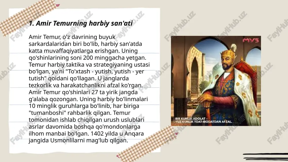 amir temur haqida ilmiy maktablar - Page 3