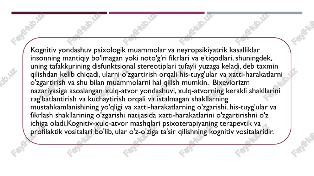 kognitiv xulq-atvor terapiyasi - Page 3