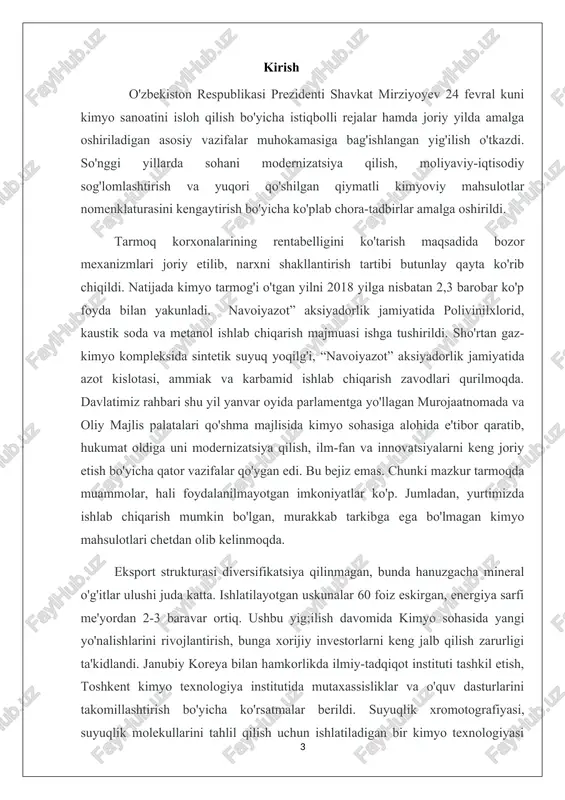 k xromotografiyasi apparatlarining tuzilishi va ishga tushirish tartibi: suyuqlik xromotografiyasi apparatlari, suyuqlik molekullarini tahlil qilish uchun ishlatiladi. ular, suyuqlik numunalaridan alinadigan spektrlar, suyuqlik molekullarining tarkibini tahlil qilish uchun foydalaniladi. bu apparatlar, xromatografiya kolonlari, detektorlar va suvliqsoqlik uskunalari kabi qismlardan iborat bo'ladi. suyuqlik xromotografiyasida numunalar yig'ilishi va tayyorlash tartibi: suyuqlik xromotografiyasi uchun numunalar, suyuqlik tizimlarida to'planadi. numunalar, suyuqlik molekullarining tarkibini aniqlash uchun tayyorlanadi. bu tayyorlash jarayoni, numunani tayyorlashdan oldin suyuqligini olib tashlashni o'z ichiga oladi. suyuqlik xromotografiyasida tarkibni aniqlash usullari va ularning ta'siri: suyuqlik xromotografiyasi tarkibni aniqlash uchun turli usullar mavjuddir. bunday usullar, spektroskopik va fizikaviy usullarga bo'linadi. spektroskopik usullar, suyuqliklarining spektralari va molekullarining spektralari bo'yicha tahlil qilishni o'z ichiga oladi. fizikaviy usullar esa, suyuqliklarning fizikaviy xossalari bo'yicha tahlil qilishni o'z ichiga oladi. yuqori bosim suyuqlik xromatografiyasi. bu usul moddalarni eski analitik ajratish usulining zamonaviy shakllaridan biri bo’lib, kolonkalarda olib boriladi. usul yuqori bosimga chidamli, diametri 50mm dan kichik bo’lgan bir …