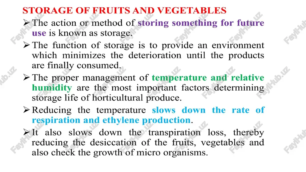 storage of fruits and vegetables - Page 3