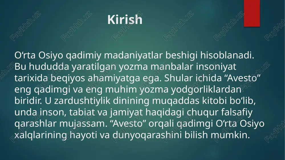 ni chuqur aks ettiradi. shu sababli u bizning tarixiy merosimizning eng qimmatli asarlaridan biridir. image6.jpeg image7.jpeg image8.png image9.jpeg image10.jpeg image11.png image2.png image3.png image4.png image5.png /docprops/thumbnail.jpeg