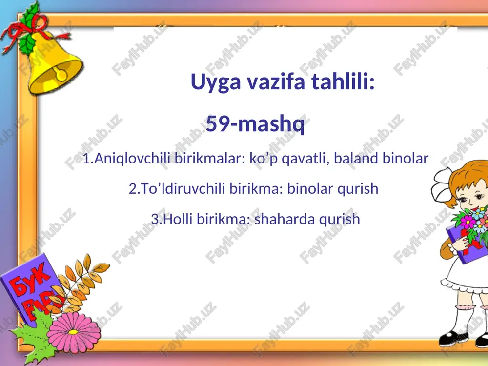 "so’z birikmasida so’zlarning o’zaro birikish usullari" - Page 3