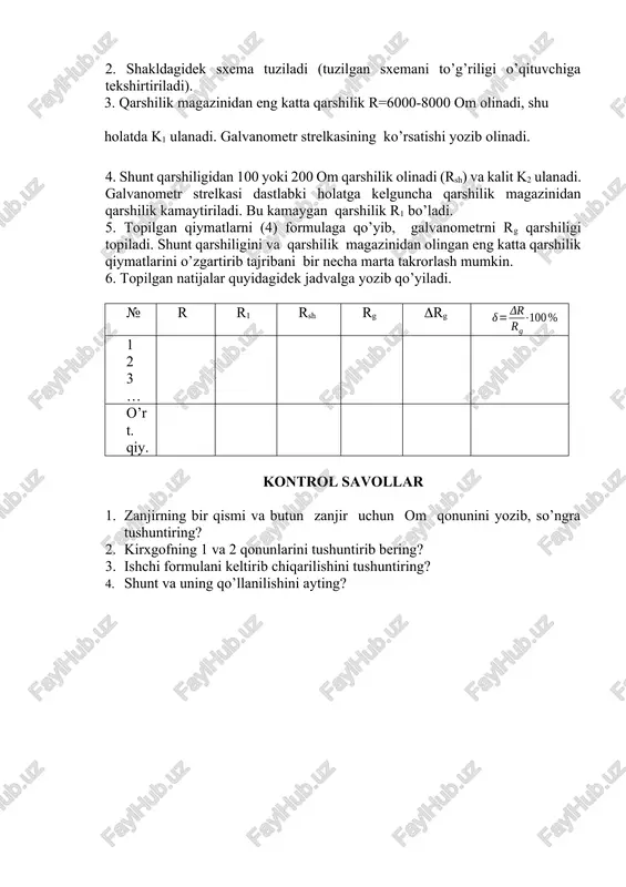 galvanometrning qarshiligining aniqlanishi - Page 3