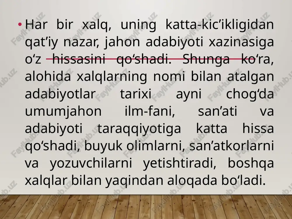 , adabiyotimiz faxri alisher navoiy ijodi jiddiy o‘rganilganligi, yubileylari o‘tkazilganligini alohida ta’kidlash zarur. o‘zbek adabiyoti tarixi xazinalarini ilmiy tekshirish ishlari bilan o‘zr fanlar akademiyasining til va adabiyot instituti, alisher navoiy nomidagi adabiyot muzeyi, universitetlar va pedagogika institutlarining o‘zbek adabiyoti kafedralari, yuqori malakali olimlar, akademiklar, fan doktorlari va kandidatlar, yosh mutaxassislar shug‘ullandilar. dissertatsiyalar, qimmatli monografik asarlar yaratildi.navoiy, furqat, muqimiy kabi mumtoz san’atkorlarning badiiy obrazini yaratish uchun katta zamin tayyorladi. navoiy dostonlari asosida sahna asarlari yaratildi. barcha soxalarda o‘z g‘oyaviy mafkurasini singdirgan sho‘ro tuzumi adabiyot tariximizga ham salbiy ta’sir etdi. tarixiy jarayon va shaxslarga nisbatan o‘z tamoyillari nuqtai nazaridan yondashdi. ko‘p tuhmat va bo‘htonlar aytildi, yozildi. xalqimizga minglab allomalar yetishtirib bergan maktab-madrasalar qoralandi. ular taraqqiyotning to‘sig‘i sifatida talqin qilindi. ish shu darajaga yetdi-ki, «avliyolar avliyo»si navoiy bobomiz dahriy, shayx va dindorlarni tanqid qiladigan shaxs sifatida tanitildi. qayta qurish va oshkoralik siyosati boshlangandan so‘ng, 80-yillar oxirida o‘zbek mumtoz adabiyotiga bo‘lgan nuqtai nazar o‘zgara …