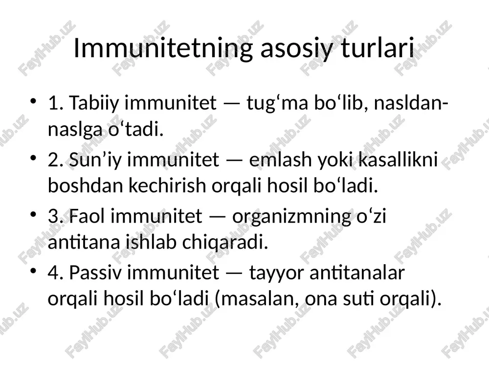immunitet va uning turlari - Page 3