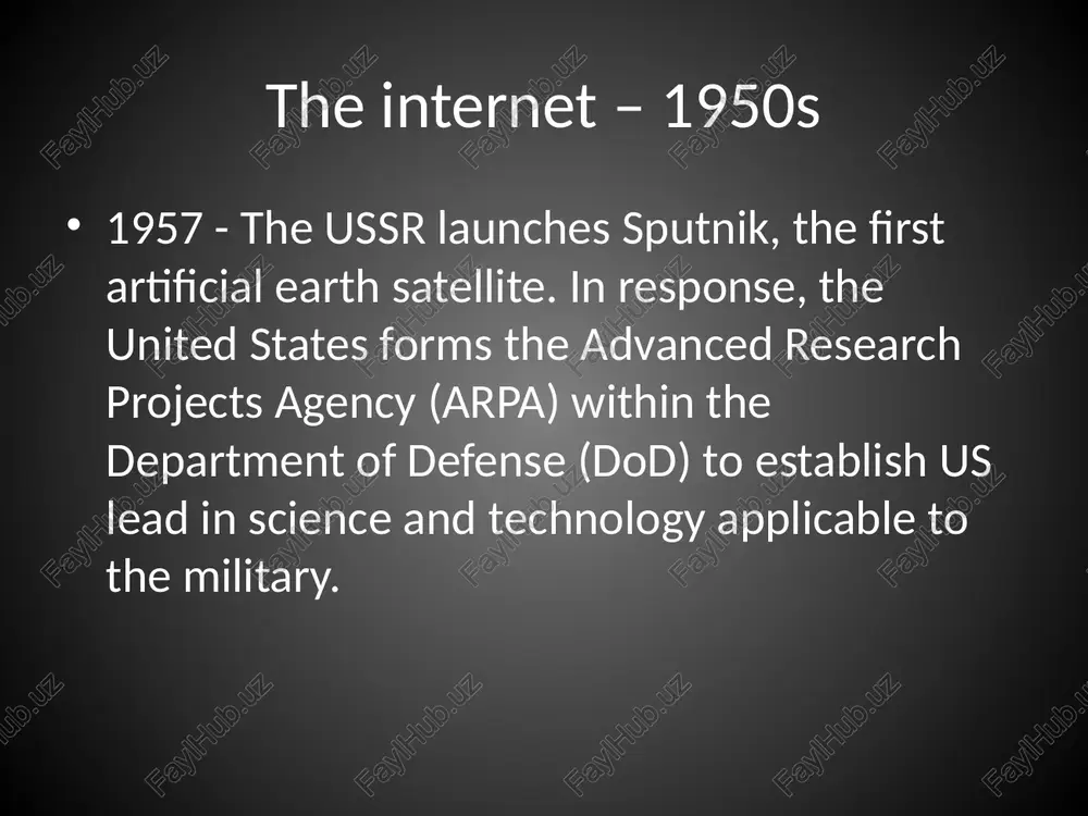 nger allow direct access to the nsf backbone. the national science foundation contracted with four companies that would be providers of access to the nsf backbone (merit). references http://en.wikipedia.org/wiki/history_of_the_internet http://www.isoc.org/internet/ /docprops/thumbnail.jpeg