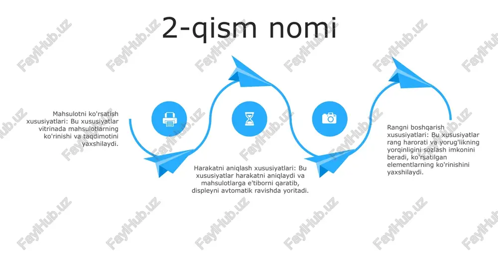 a oshirish uchun ko'rilishi kerak bo'lgan ehtiyot choralari ko'rsatilgan. 9-bo'lim nomi sifat ko'rsatkichlarining turlari: ob'ektiv o'lchovlar va sub'ektiv hissiy tahlil iste'molchilar huquqlarini himoya qilish va adolatli bozor amaliyoti uchun aniq va shaffof sifat ko'rsatkichlarining ahamiyati quality indicators overview: section 9 of the mahsulot sifati ko'rsatkichlari standard 10-qism nomi lobar kapsulasi turi va yopishqoqligi: to'qimalarning qattiqligi va moslashuvchanligini o'lchaydi. tashqi membrana shakli va strukturaviy oqsillar: bakteriyalarning tashqi himoyasining shakli va tarkibiy qismlarini o'rganadi. glikolipidlarning shakli va tarkibi: bu bakteriyalarning hujayra devoridagi shakar va lipidlarning tuzilishi va tarqalishini anglatadi. 06 05 04 03 02 e'tiboringiz uchun rahmat @taqdimot_robot image12.jpg image3.jpg image2.jpg /docprops/thumbnail.jpeg
