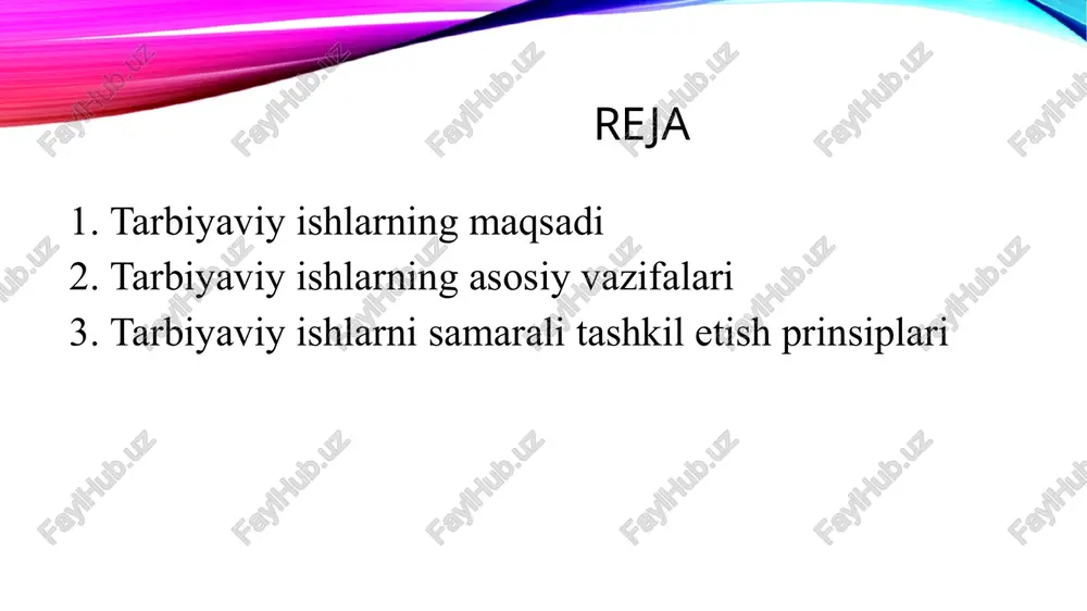 sh davriga hos bulgan anotamik, fizalogik va pisixologik xususuyatlardir. masalan; mas'uliyat tuyg'usini boshlangich ta'lim, o'rta ta'lim va o'rta mahsus, kasb-hunar ta'limi muassasalarida ta'lim olayotgan o'quvchilarda ham shakllantirish mumkin. biroq har bir bosqichda maskur sifatni shakillantirish borasida turli metodlar qo'llaniladi. tarbiyaning mazmuni shahsning shakllanishiga qo'yiluvchi ijtimoiy talablar, mohiyatidan iborat. unutmaslik kerakki, aynan bitta vazifa turli xil fikrlar bilan to'ldirilgan bo'lishi mumkin. shuning uchun metodlarni umuman mazmun bilan emas balki aniq fikr bilan boglash g'oyat muhimdir. ta'lim tarbiya jarayonining izchil, uzluksiz, tizimli hamda intilishi aniq ijtimoiy maqsad asosida tashkil etilishi mazkur jarayonda fanlar aro aloqadorlik, shuningdek, dunyoqarashni shakllantirishda samarali sanaluvchi barcha mavjud omillarning, birligiga tayangan holda ish ko'rish ko'zlangan maqsadga erishishning kafolatidir. o'quvchilar odatda hayot adabiyotlardan olingan aniq misollar bilan boyitilgan hikoyalarini katta qiziqish bilan tinglaydilar. ularga axloq me'yorlari, xalq o'tmishi, tabiiy boyliklar, qahromonlar hayoti va jasorati shuningdek tarix, adabiyot, san'at haqida hikoya qilib berish mumkin. badiiy adabiyot namunalari shuningdek, ommaviy axborot …
