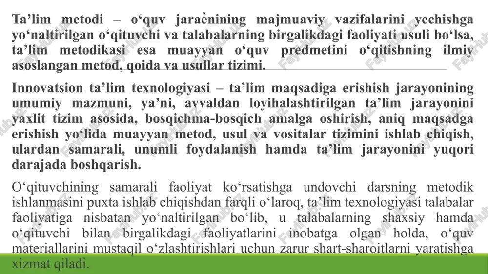 maxsusfanlarni o'qitishda qo'llaniladigan interfaol metodlar - Page 3