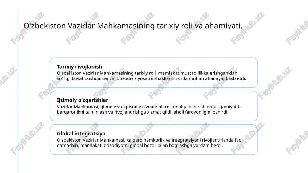 ivojlantirish, qishloq xo'jaligini modernizatsiya qilish va xizmatlar sektorini kengaytirish kiradi. har bir yo'nalishning o'ziga xos maqsadlari mavjud. 3 maqsadlar va natijalar iqtisodiy strategiyalarning asosiy maqsadi aholi farovonligini oshirish va ish o'rinlarini yaratishdir. natijada, iqtisodiy barqarorlik va raqobatbardoshlik ta'minlanadi. iqtisodiy boshqaruv: vazirlar mahkamasining roli va mas'uliyatlari. iqtisodiy boshqaruvda vazirlar mahkamasining roli muhim. u davlatning iqtisodiy siyosatini amalga oshiradi, iqtisodiy strategiyalarni ishlab chiqadi va iqtisodiy barqarorlikni ta'minlaydi. vazirlar mahkamasi, shuningdek, budjet va moliya siyosatini belgilashda, investitsiyalarni jalb qilishda va ijtimoiy rivojlanishni qo'llab-quvvatlashda faol ishtirok etadi. photo by marco j haenssgen on unsplash iqtisodiy strategiyalarni amalga oshirishda innovatsiyalar va texnologiyalar. innovatsion yondashuvlar innovatsion yondashuvlar iqtisodiy strategiyalarni amalga oshirishda muhim ahamiyatga ega. ular yangi texnologiyalarni va jarayonlarni joriy etish orqali samaradorlikni oshiradi. raqamli texnologiyalar raqamli texnologiyalar, jumladan, ma'lumotlarni tahlil qilish va sun'iy intellekt, iqtisodiy strategiyalarni tez va samarali amalga oshirish imkonini beradi. o'qitish va rivojlantirish innovatsiyalarni amalga oshirish uchun kadrlarni o'qitish va rivojlantirish muhimdir. …