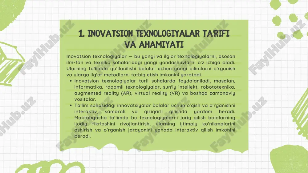 inavatsion texnalogiyalari orqali oʻyinlarni tashkil qilish - Page 3