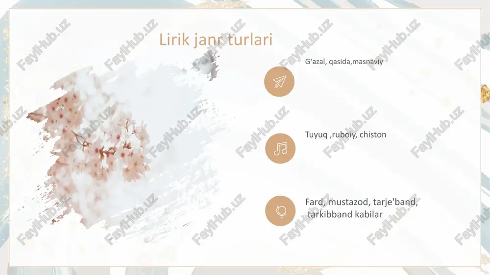 lirik tur va uning janrlari - Page 3