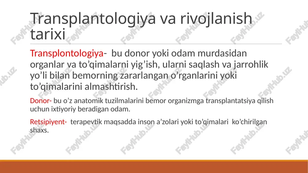 transplantologiya tarixi va holati - Page 3