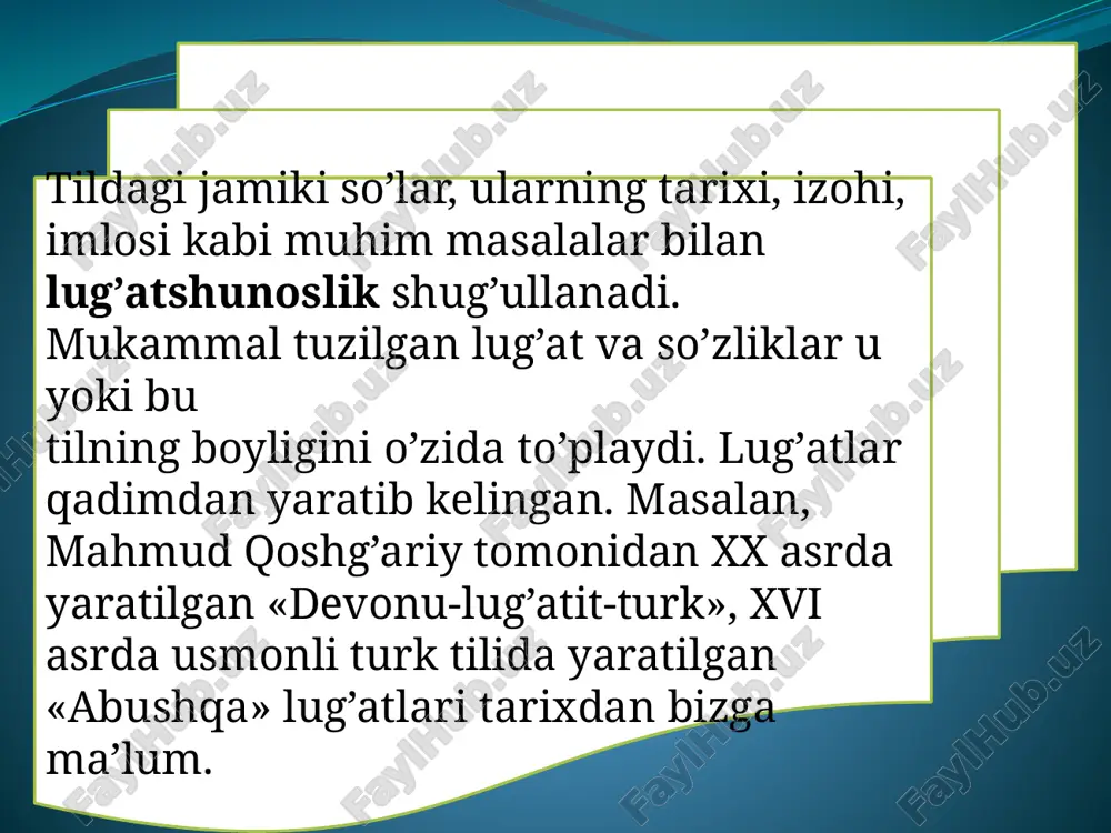 lisoniy ma’nolari ilmiy ta’riflar asosida emas, balki ijtimoiy tushunchalar asosida, shuningdek, ijtimoiy shartlangan semalar majmui sifatida qaralishi kerak. shundan kelib chiqib aytish mumkinki, jahon lug‘atchiligida, xususan, rus leksikografiyasida sinonim so‘zlar va ularning lug‘atchiligini tadqiq qilish ancha yillar oldin boshlangan bo‘lsa-da, ozbek tilining lug‘atchiligi bu tomonlama oqsayotganini ko‘rish mumkin. rus leksikografiyasida maktabgacha yoshdagi bolalar uchun alohida, boshlang‘ich sinf o‘quvchilari uchun alohida hamda yuqori sinf o‘quvchilari uchun alohida sinonimik lug‘atlar yaratilganini nazarda tutsak (“m.r.lvov. slovarik sinonimov i antonimov russkogo yazika. 1-4 klassi”.2006; m.r.lvov “uchus razlichat slova i ix znacheniya: slovarik mnogoznachnix slov, tematicheskix grupp slov, omonimov, paronimov, ilmiy-amaliy anjuman materiallari andijon, 4 may 2020 y. 123 sinonimov, antonimov”.2003), bu yo‘nalishdagi ilmiy tadqiqotlarni kuchaytirish zarurdir. o‘zbek tilshunosligida ma’nodosh so‘zlarning tadqiq qilinishi yuzasidan ancha ilmiy ishlar qilingan bo‘lsa-da, boshqa o‘quv lug‘atlari qatorida sinonim so‘zlar o‘quv lug‘atlarining tadrijiy rivojlanishining inkoniyatlarini oshirish zarur. /docprops/thumbnail.jpeg