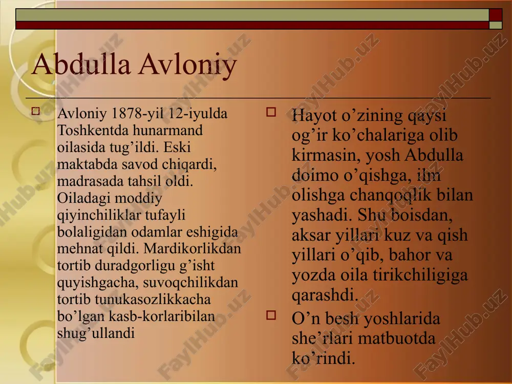 iklar boshi uzra deyarli sakson yil davomida charx urib yurdi. axloqiy-falsafiy mazmunga ega bo’lgan “turkiy guliston…” badiiy teran va go’zal asardir. u “axloq”, “tarbiya”, “yaxshi xulqlar”, “yomon xulqlar” deb nomlangan kimsalarga bo’linadi. ularning ichida har bir axloqiy tushunchani yuritishga alohida parcha ajratiladi va u mo’jaz naql, ixcham hikoyatlar bilan bezaladi-pedagogik mazmun badiiy va tarixiy obrazlar vositasida yanada mustahkamlanadi. maxmudxo`ja behbudiy (1875 - 1919) yurtboshimiz aytganlaridek "buyuk ajdodlarimizning beqiyos ma'naviy merosi, ming yillik tariximiz va madaniyatimizga asoslangan ma'naviy hayotimizni tiklay boshladik. dinimiz va tilimizga qaytdik, milliy urf-odatlarimiz, xullas, inson ma'naviyatiga dahldor barcha boyliklarimiz qaytadan qad rostlayapti..." zotan, maxmudxo`ja behbudiy hayoti va faoliyati ham bugungi kunimizda istiqlolni saqlab qolish va mustaxkamlash uchun olib borayotgan kurashlarimizda hoyat ibratli asarlari esa beqiyos ma'naviy meros sifatida allaqachon bir millat yoki mintaqa miqyosidan chiqib, umuminsoniy qadriyatlar sirasiga kirib ketgan... behbudiy merosi behbudiy merosi haqida gap ketganda, uning eng e'tiborli tomoni shundaki, biz yuqorida ta'kidlab o`tgan muloxazalarning …