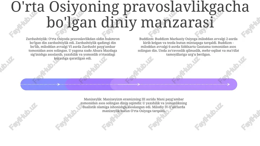ir mahalliy xristian jamoalarining roli mahalliy rivojlanishdagi pravoslav jamoalarining o'rni: gruziyadagi rus pravoslav jamoalarining tajribasi------- xristian jamoalari ijtimoiy o'zgarishlar agentlari sifatida: moldovadagi pravoslav jamoalari misoli------- mahalliy pravoslav jamoalari birdamlik va barqarorlik manbai sifatida: bolqondagi serb pravoslav jamoalarining namunasi mahalliy san'at va arxitekturaga ta'siri 2: arxitektura merosi: samarqand sobori kabi cherkov va monastirlarning qurilishi mahalliy arxitekturada doimiy meros qoldirdi, yangi qurilish texnikasi va dizayn elementlarini joriy qildi. 1: uslublarni aralashtirish: pravoslav nasroniylikning kelishi mahalliy san'atga vizantiya ta'sirini olib keldi, natijada arxitektura va ikonografiyada sharq va g'arb uslublarining noyob aralashmasi paydo bo'ldi. 3: ma'naviy ilhom: pravoslavlik ta'limoti diniy mavzularni aks ettiruvchi va jamiyatning ma'naviy hayotini ko'rish imkonini beruvchi ko'plab san'at asarlarini, jumladan ikonalar, freskalar va devor rasmlarini yaratishga ilhom berdi. qiyinchiliklar va qarshilik qiyinchiliklar:- o'zbekistonda pravoslav nasroniylikka nisbatan noto'g'ri qarash va diskriminatsiya.- diniy materiallar va ruhoniylarga kirishning cheklanganligi.- diniy ta'lim va missionerlik faoliyatiga cheklovlar. qarshilik:- yashirin diniy jamoalar va norasmiy tarmoqlarni tashkil …
