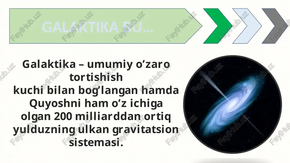 galaktika haqida taqdimot - Page 3