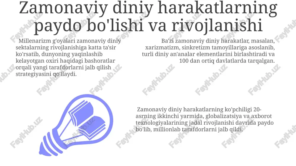 zamonaviy diniy harakatlar va sektalar - Page 3