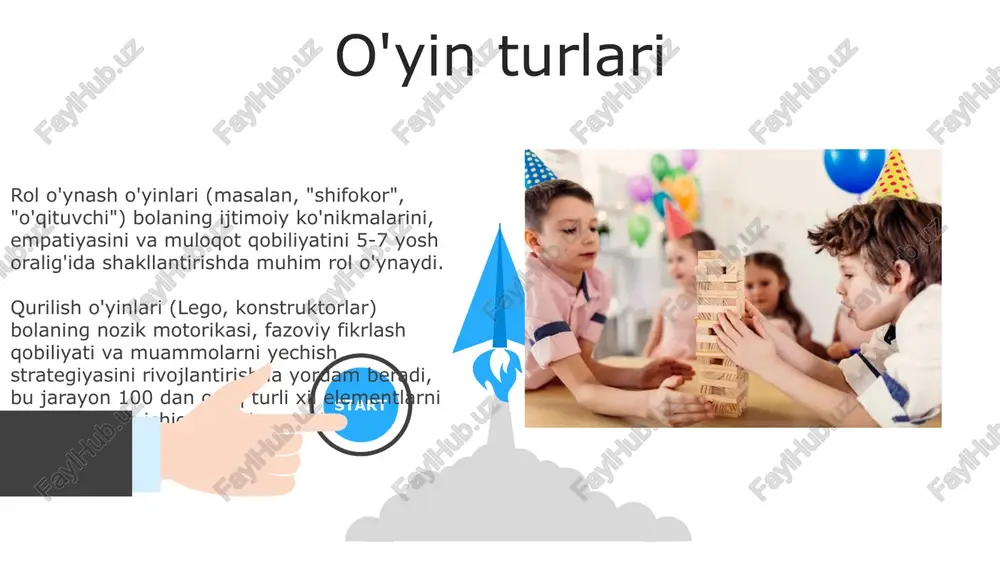 maktabgacha yoshdagi bolaning yetakchi faoliyati - Page 3