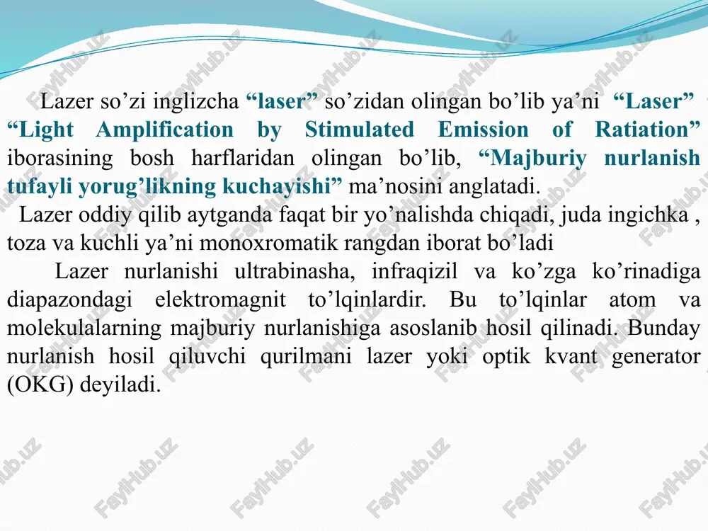 lazerning yaratilish tarixi va bosqichlari - Page 3
