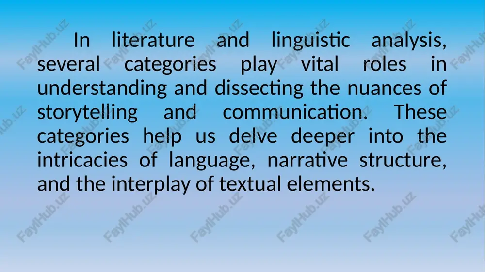 devices textual modality: characterization, tone, emphasis literary examples of modality the moor’s account (lalami): “greedy fingers” the hours (cunningham): introspection, allusion phrase + textual modalities at work objective vs subjective modality objective: sentence structure reflects reality subjective: speaker’s stance, tone, emotion point of view & modality 1st person: subjective, emotional 2nd person: immersive, rare 3rd person: limited vs omniscient dramatic/objective: camera-style narration (e.g., bradbury) image1.jpeg image2.jpeg image3.jpeg image4.jpeg image5.jpeg /docprops/thumbnail.jpeg