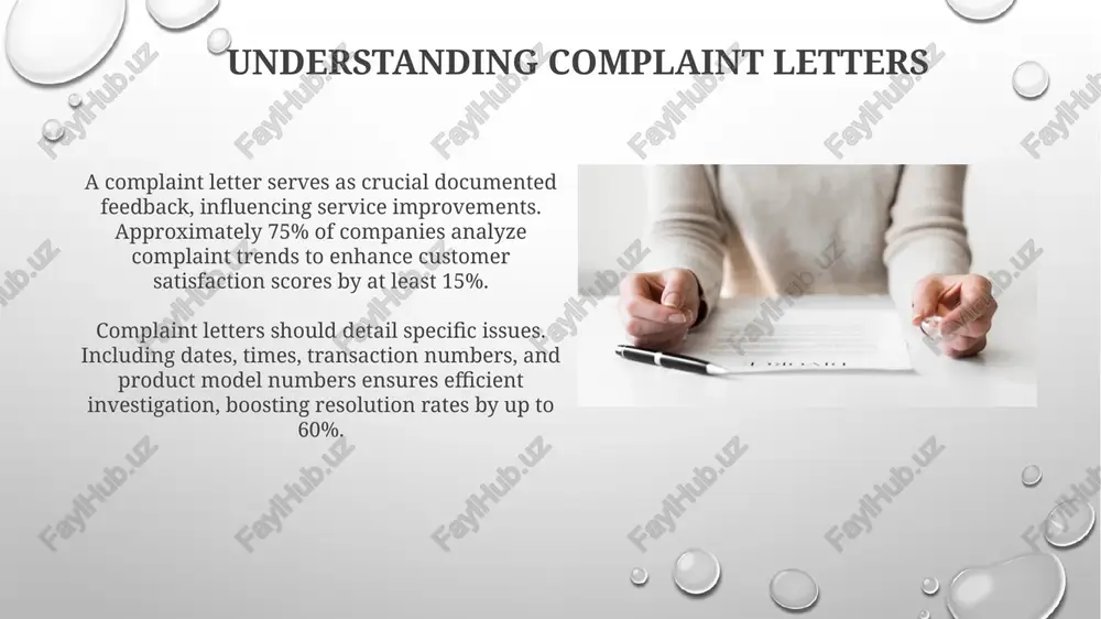 presentation on complaint letter - Page 3