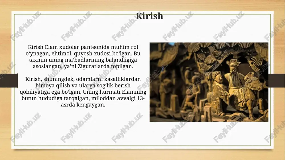 eda davri miloddan avvalgi 1500-500 yillarni qamrab oladi, bu davrda toʻrtta asosiy veda (rigveda, samaveda, yajurveda, atharvaveda) yaratilgan va ogʻzaki anʼanalar asosida tarqalgan. vedik adabiyot: rigveda va boshqa vedalar rigveda, vedalarning eng qadimiysi, 1028 ta madhiya (suktalar)ni o'z ichiga oladi. ushbu madhiyalar xudolarga bag'ishlangan va qadimiy hind jamiyatini aks ettiradi. yajurveda, samaveda va atharvaveda rigvedadan keyin paydo bo'lgan. ularda qurbonlik marosimlari, musiqiy kuy va sehrli afsunlar kabi turli mavzular aks etgan. ijtimoiy sinflar tizimi: varna va jati varna tizimi 4 ta asosiy ijtimoiy sinfni o'z ichiga olgan: brahminlar (ruhoniylar), kshatriyalar (jangchilar), vaishyalar (savdogarlar) va shudralar (xizmatchilar). jati, varna ichidagi kasbiy guruhlar bo'lib, minglab kichik guruhlarga bo'lingan va nikohlar odatda o'z jati ichida amalga oshirilgan. diniy va falsafiy rivojlanish: brahmanizm va upanishadlar brahmanizmda qurbonlik marosimlari muhim ahamiyatga ega bo'lib, ularni amalga oshirish tartibi 'brahmanalar' matnlarida batafsil yoritilgan. taxminan miloddan avvalgi 900-500 yillarda rivojlangan. upanishadlar brahmanizmning falsafiy asoslarini chuqurlashtirib, 'atman' (individual ruh) …