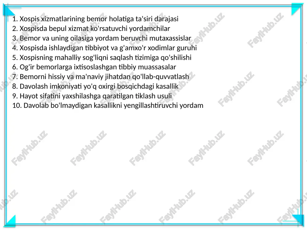 rivojlangan mamlakatlarda xospislar faoliyati haqida - Page 3