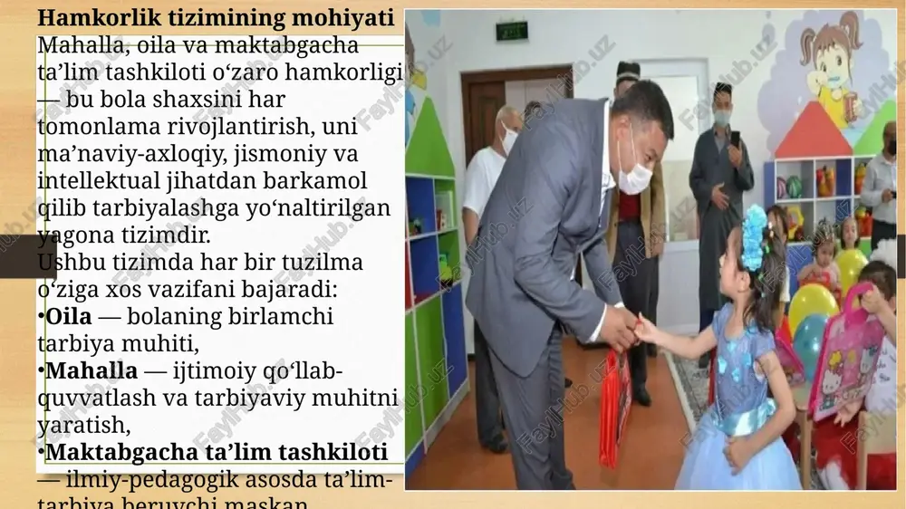 mahalla, oilava maktabgacha ta'lim tashkiloti hamkorligi - Page 3