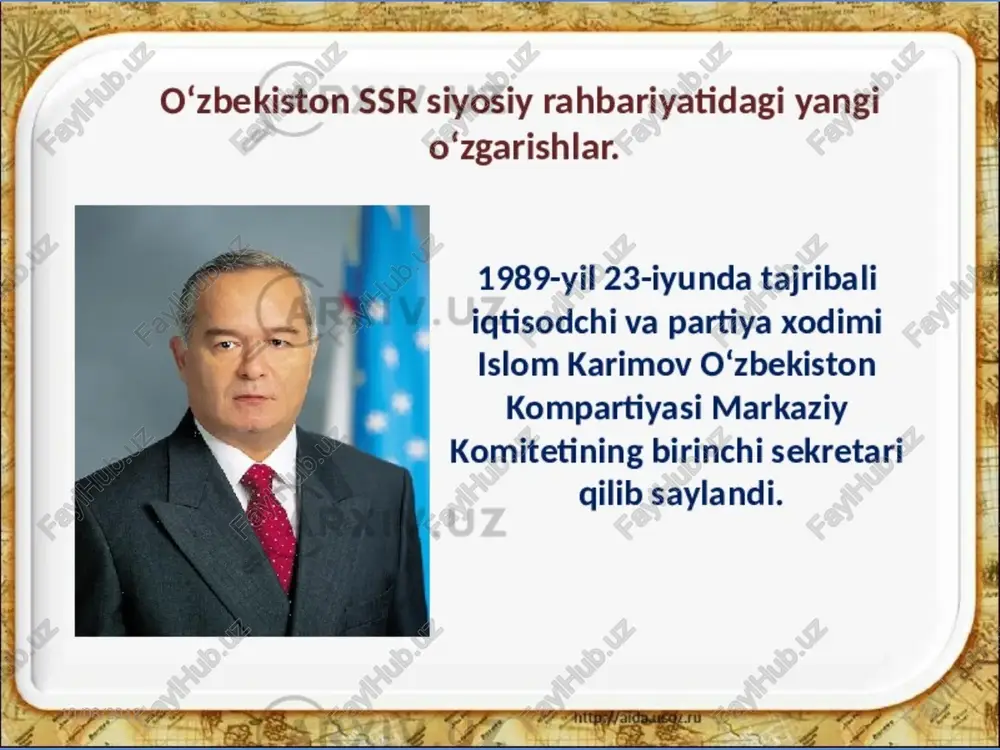 o'zbekiston mustaqillikka erishish ostonasida - Page 3