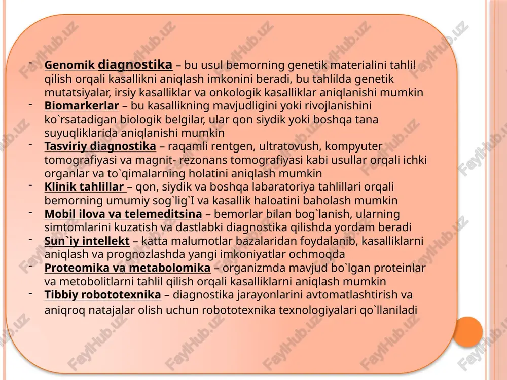 innovatsion tibbiyotda diagnostika usullari va ularning ahamiyati - Page 3