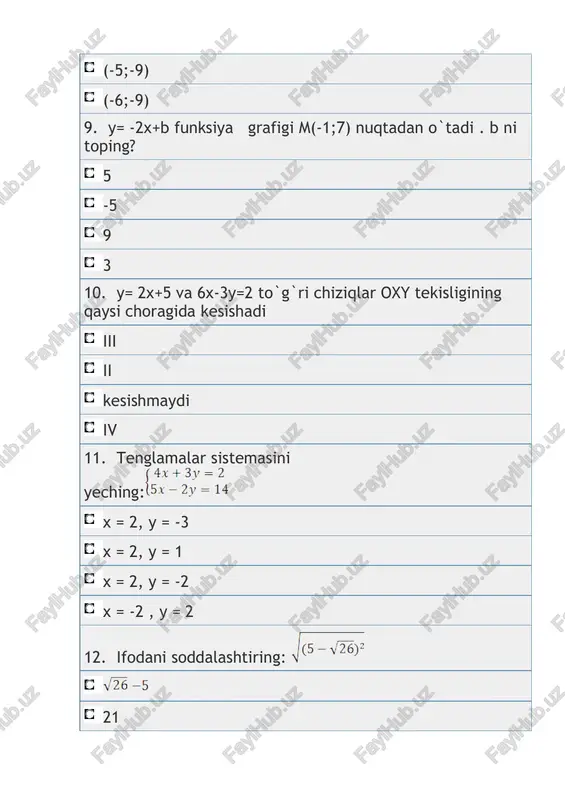 10-sinf matematika - Page 3