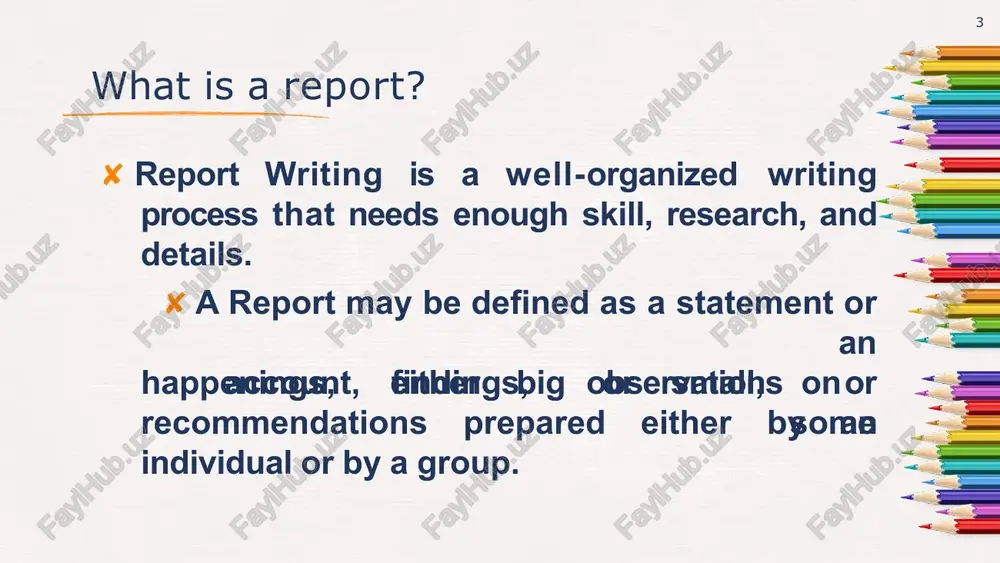 report writing - Page 3